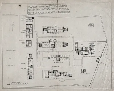 Hanley, Stoke & Fenton Joint Infectious Diseases Hospital, Staffordshire: floor plan