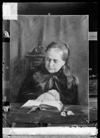 Hanna Frosterus-Segerstråle: "La Méditation" vuodelta 1888