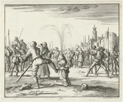 Hans Misel te Warthausen onthoofd, 1571