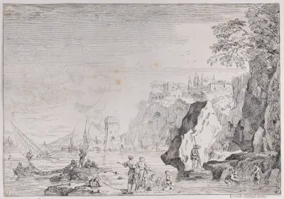 Harbor and Fishermen
