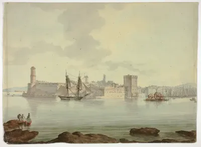 Harbor before Fortified Town