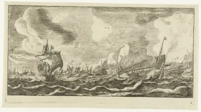 Haringbuizen op zee