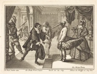 Harlequin at Dr. Polovard's House