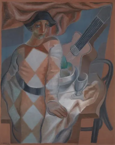 Harlequin at the Table