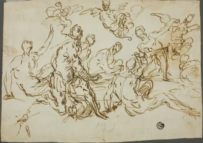 Harpies Attacking Aeneas and His Companions