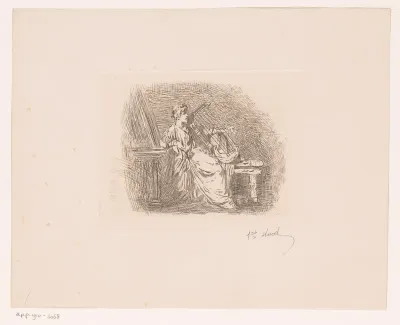 Harpspeelster
