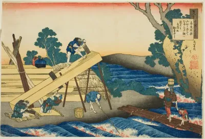 Harumichi no Tsuraki, thirty-second poet in the series One Hundred Poems by One Hundred Poets Explained by the Nurse