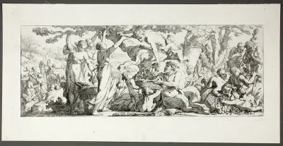 Harvest of Grapes, plate two of four from Le Travaux de la Vendange