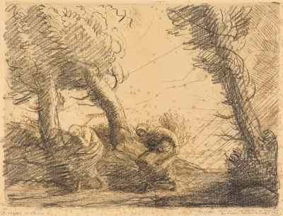 Harvesters Surprised by the Storm (Moissoneuses surprises par l'orage)