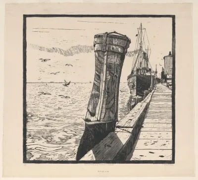 Harwichboot te Hoek van Holland
