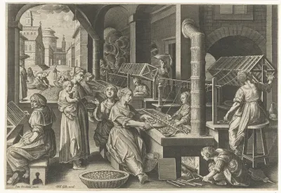 Haspelen van de zijde