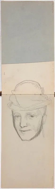 Hattupäinen nainen