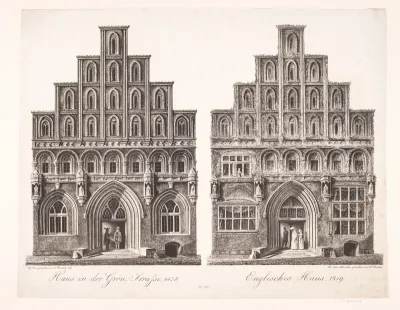 Haus in der Grön. Strasse, 1478. Englisches Haus, 1819