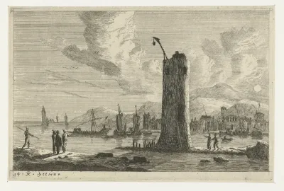 Haven met een vuurtoren