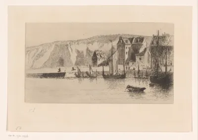 Havengezicht in Dieppe