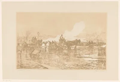 Havengezicht in Rotterdam