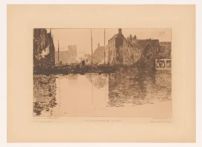 Havengezicht in Vlaanderen