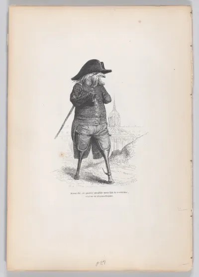 Having said that, this poor invalid gives us a curtsy, and goes hobbling off, from "Scenes from the Private and Public Life of Animals"