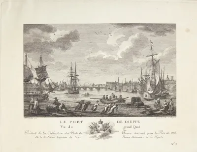 Havnen i Dieppe (Le port de Dieppe)