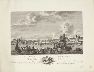 Havnen i Rouen (Le port de Rouen)