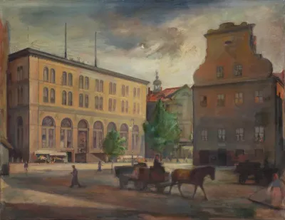 Hay Market in Szczecin
