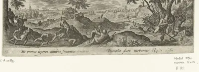 Hazenjacht met drijvers