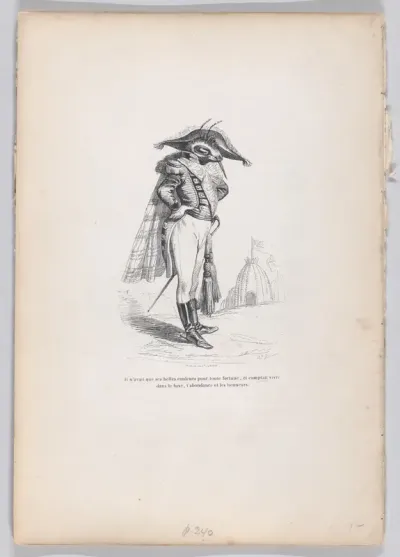 He had only his beautiful colors..., from "Scenes from the Private and Public Life of Animals"