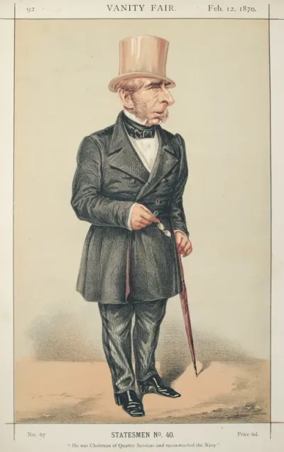 He was Chairman of the Quarter Sessions and reconstructed the Navy
