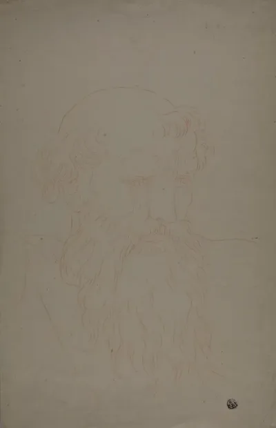 Head of a Bearded Man
