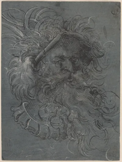 Head of a Bearded Man