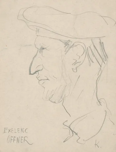 Head of a Man in Profile