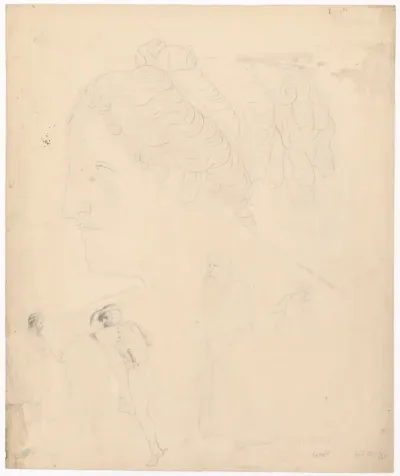 Head of a Woman According to Antique Cast
