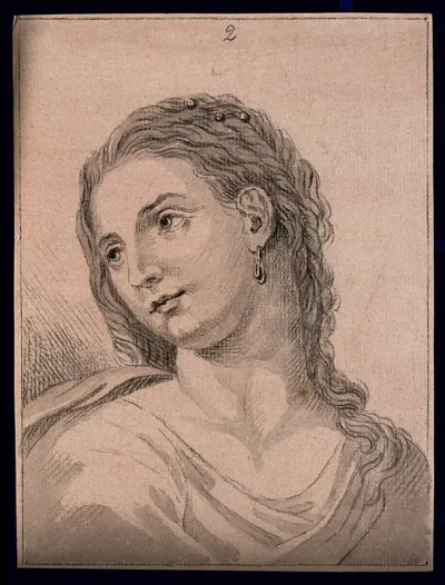 Head of a woman expressing, according to Lavater, good sense and fidelity
