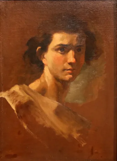 Head of a young man