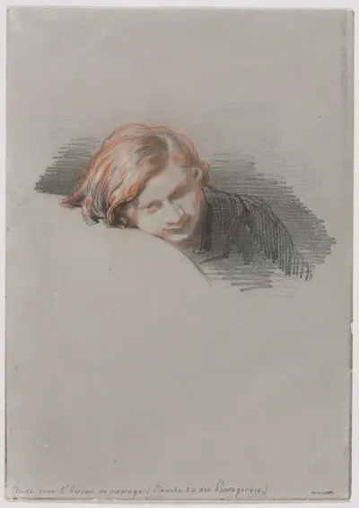 Head of a Young Man (Study for L'Oiseau de passage)