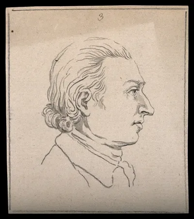Head of a young man which, according to Lavater, expresses superior qualities