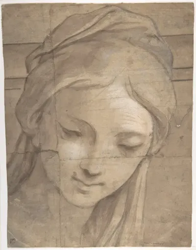 Head of a Young Woman in Three-Quarter View Facing Left