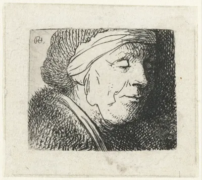 Head of an old woman