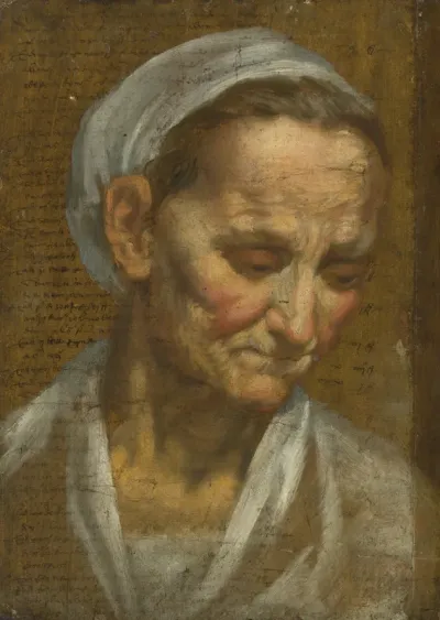 Head of an old woman