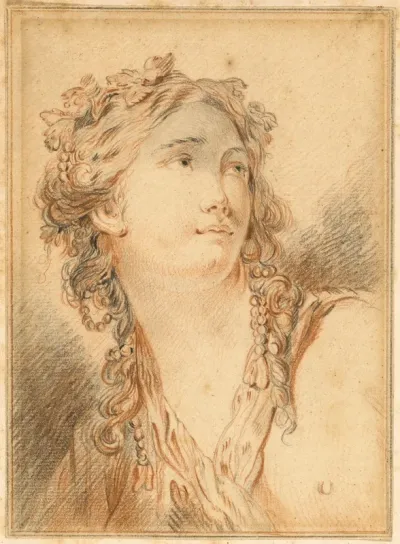 Head of Bacchante
