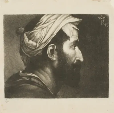 Head of Executioner, from John Evelyn's Sculptura