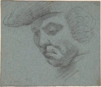 Head of Man Facing Left