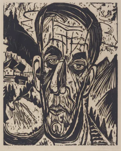 Head of van de Velde, Bright (Kopf van de Velde, Hell)