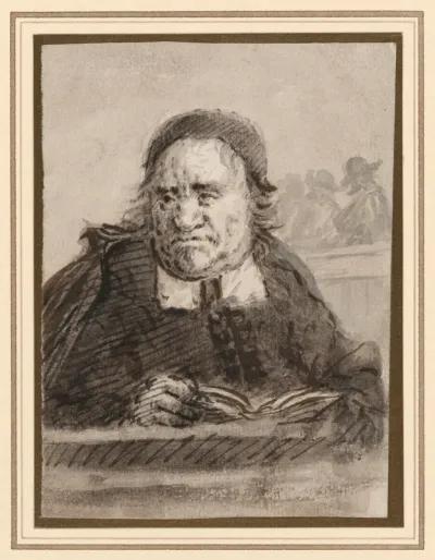 Head Study of a Preacher