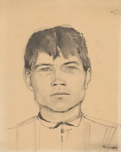 Head Study of a Young Lad