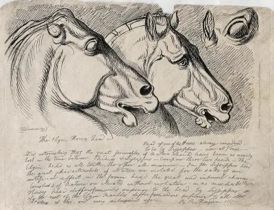 Heads of the horses in the Elgin marbles