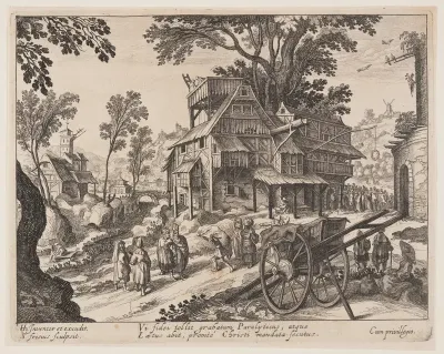 Healing of the Paralytic, from Landscapes with Scenes from the Life of Christ