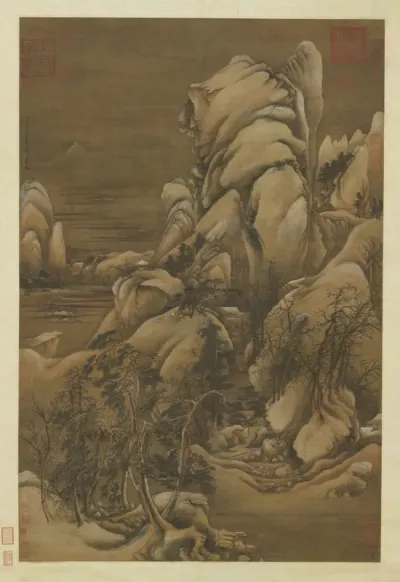 Heavy Snow on a Mountain Pass