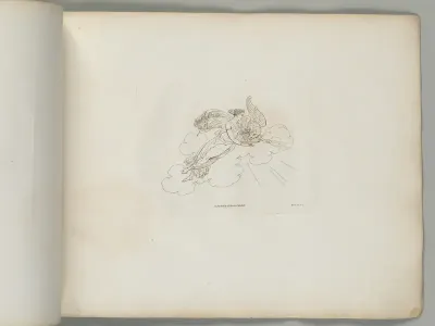 Hebe with Jove's Eagle (from Sketches in Outline)
