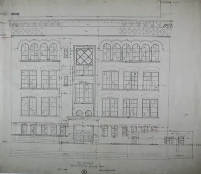 Hebrew Manual Training School, Chicago, Illinois, East Elevation